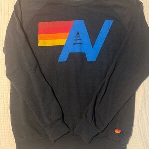 Aviator Nation charcoal crew sweatshirt